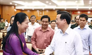 Chủ tịch nước dự Hội nghị Tổng kết 10 năm thực hiện Nghị quyết Trung ương 8 khoá XI 