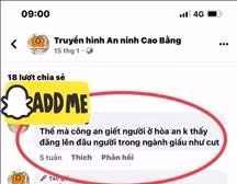 Bị phạt 7,5 triệu đồng vì bình luận xúc phạm công an trên mạng xã hội