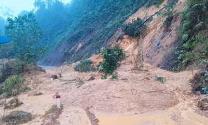 Quảng Nam sơ tán dân ở những điểm có nguy cơ ngập úng, sạt lở đất trước 11 giờ ngày 4/11