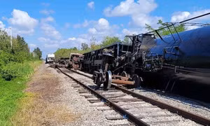 Mỹ: Tàu chở propane trật bánh tại bang Florida