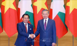 Tổng thống Cộng hòa Liên bang Myanmar và Phu nhân kết thúc chuyến thăm chính thức Việt Nam