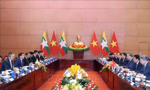 Tổng Bí thư, Chủ tịch nước Tô Lâm hội đàm với Tổng thống Myanmar Min Aung Hlaing