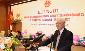 Phát biểu của Tổng Bí thư tại Hội nghị trực tuyến Chính phủ với các địa phương 