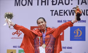 Taekwondo nữ Việt Nam giành 2 Huy chương Vàng