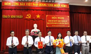 Thành lập Ban Tuyên giáo và Dân vận Tỉnh ủy các tỉnh Bình Thuận, Vĩnh Long, Quảng Nam