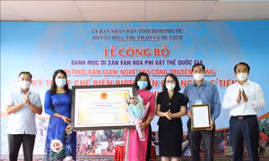 Kỹ thuật chế biến rượu cần của người S’Tiêng là Di sản Văn hóa phi vật thể Quốc gia