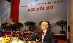 Phiên trọng thể Đại hội Đoàn toàn quốc lần thứ XII