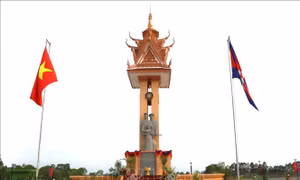 Khánh thành Đài Hữu nghị Việt Nam - Campuchia tại tỉnh Svay Rieng