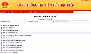 Chính phủ phê duyệt kết quả pháp điển 7 chủ đề và 20 đề mục