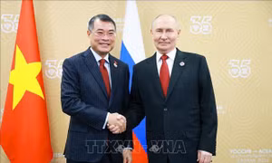 Thủ tướng Chính phủ Lê Minh Hưng hội kiến Tổng thống Nga Vladimir Putin