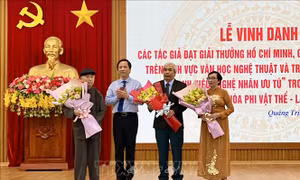 Quảng Trị: Vinh danh các tác giả đạt Giải thưởng Hồ Chí Minh, Giải thưởng Nhà nước 