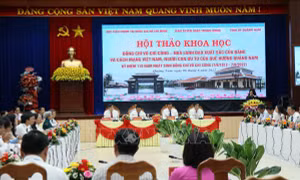 Hội thảo khoa học: Đồng chí Võ Chí Công - Nhà lãnh đạo xuất sắc của Đảng và cách mạng Việt Nam