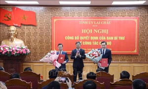 Công bố quyết định của Ban Bí thư về nhân sự Phó Bí thư Tỉnh ủy Lai Châu