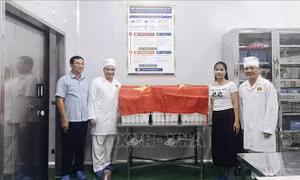 Hoàn thành bàn giao mẫu hài cốt liệt sĩ lấy tại các nghĩa trang