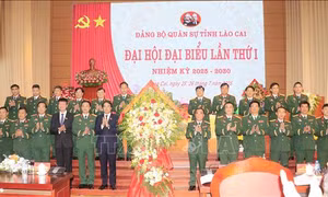 Xây dựng lực lượng vũ trang tỉnh Lào Cai tinh, gọn, mạnh