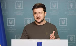 Tổng thống V.Zelensky tiếp tục thúc giục NATO thiết lập vùng cấm bay