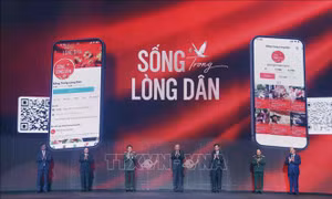 Tổng Bí thư Tô Lâm dự Chương trình giao lưu nghệ thuật chính luận 'Sống trong lòng dân'