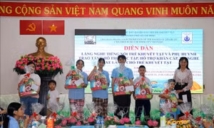 Trẻ khuyết tật cần sự quan tâm, chăm sóc đặc biệt