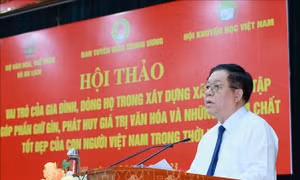 Gia đình, dòng họ góp phần phát triển văn hóa, con người Việt Nam