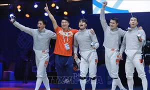 SEA Games 33: Kiếm chém nam Việt Nam thể hiện bản lĩnh thế hệ mới