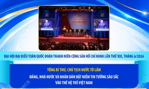 Tổng Bí thư, Chủ tịch nước Tô Lâm: Đảng, Nhà nước và Nhân dân đặt niềm tin tưởng sâu sắc vào thế hệ trẻ Việt Nam