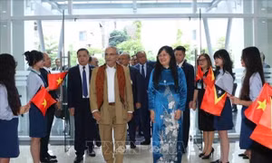 Tổng thống Timor-Leste giao lưu với sinh viên Học viện Ngoại giao