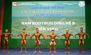 Khai mạc các giải vô địch thể hình toàn quốc năm 2025