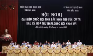Phó Chủ tịch Thường trực Quốc hội Đỗ Văn Chiến tiếp xúc cử tri tại Bắc Ninh