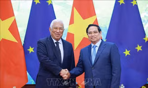 Thủ tướng Phạm Minh Chính hội kiến Chủ tịch Hội đồng châu Âu António Costa