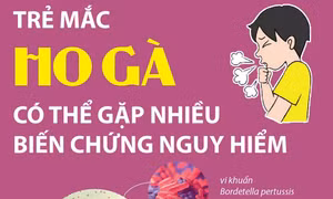 Trẻ mắc ho gà có thể gặp nhiều biến chứng nguy hiểm