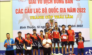 Kết thúc Giải vô địch bóng bàn các Câu lạc bộ quốc gia năm 2022