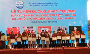 Bình Dương vinh danh vận động viên xuất sắc tại SEA Games 31