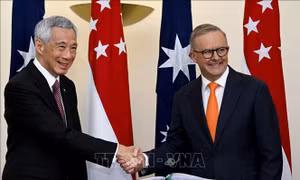 Lãnh đạo hai nước Australia - Singapore tái khẳng định cam kết về Biển Đông