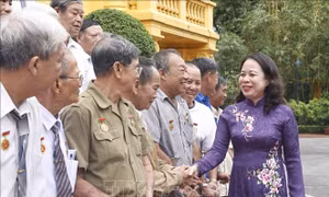 Phó Chủ tịch nước Võ Thị Ánh Xuân gặp mặt Đoàn đại biểu người có công tiêu biểu tỉnh An Giang