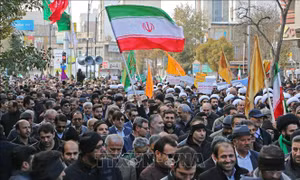 Người dân Iran tuần hành ủng hộ chính phủ trên cả nước 