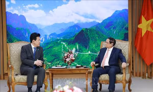 Thủ tướng Phạm Minh Chính tiếp Bộ trưởng Quốc phòng Nhật Bản