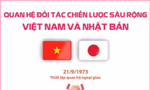 Quan hệ Đối tác chiến lược sâu rộng Việt Nam và Nhật Bản
