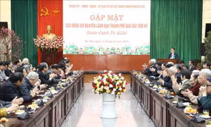 Gặp mặt, chúc Tết nguyên lãnh đạo thành phố Hà Nội qua các thời kỳ
