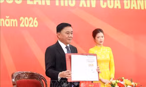 Lễ phát hành đặc biệt bộ tem bưu chính chào mừng Đại hội XIV của Đảng