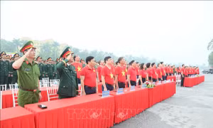 80 năm Quốc khánh: Tổ chức lễ chào cờ 'Tôi yêu Tổ quốc, quê hương tôi'