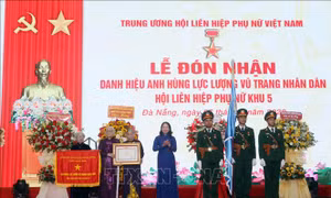 Vang mãi bản hùng ca Phụ nữ Khu 5
