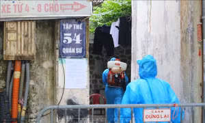 Phong tỏa ngõ 54 Quán Sứ, quận Hoàn Kiếm