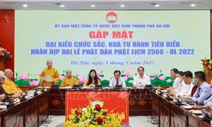 Hà Nội: Gặp mặt đại biểu chức sắc, nhà tu hành tiêu biểu