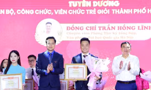 Hà Nội: Tuyên dương 24 cán bộ công chức, viên chức trẻ xuất sắc
