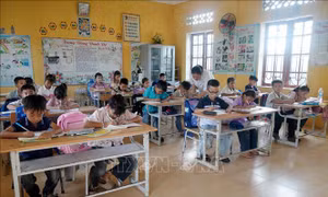 Thanh Hóa: Học sinh điểm trường Ngọc Đỉnh được bố trí trở lại học bình thường
