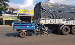  Va chạm liên hoàn với xe tải trên Quốc lộ 14, một người tử vong 