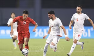 Hiệp 1: Dẫn trước 1-0, Olympic Iran thể hiện sức mạnh trước Olympic Việt Nam