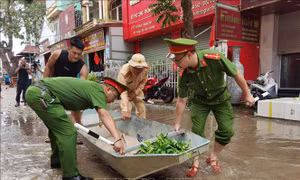 Thư thăm hỏi, động viên cán bộ, chiến sĩ Công an làm nhiệm vụ phòng chống thiên tai