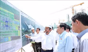 Chủ tịch Quốc hội kiểm tra việc thực hiện dự án Cảng hàng không Quốc tế Long Thành 