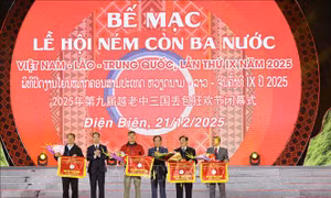 Bế mạc Lễ hội ném còn 3 nước Việt Nam - Lào - Trung Quốc lần thứ IX